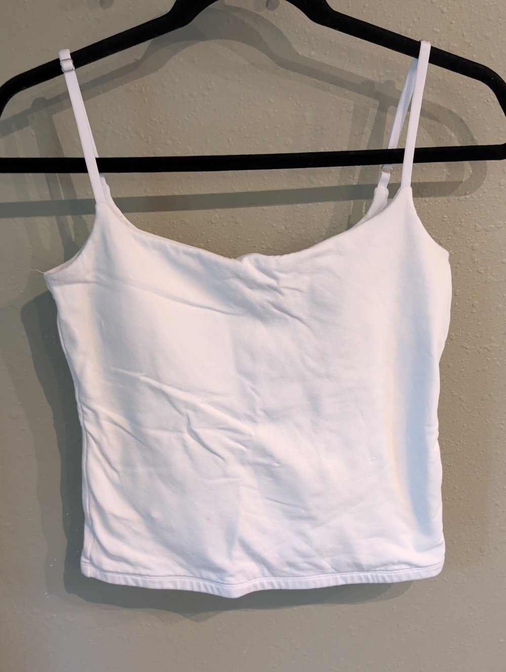 Abercrombie & Fitch Bra Free Collection White Tank Lined Medium